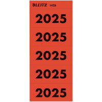 Leitz Jahresschild 60 x 25,5 mm (B x H) 2025 rot 100...