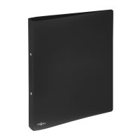 PAGNA Ringbuch DIN A4 Polypropylen schwarz