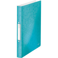 Leitz Ringbuch WOW DIN A4 Polypropylen eisblau