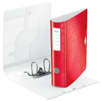 Leitz Ordner Active WOW 82mm DIN A4 Rückenschild:...