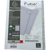 Exacompta A-Z Register Forever® DIN A4 Polypropylen...