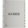 Exacompta Zahlenregister Forever® DIN A4, Überbreite 1-12 Polypropylen grau