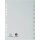 Exacompta Zahlenregister Forever® DIN A4 1-10 Polypropylen grau