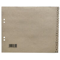 A-Z Register DIN A4 Tauenpapier chamois 20...