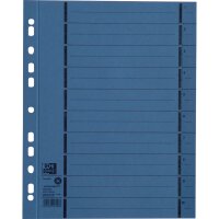 Oxford Trennblatt DIN A4 Manilakarton blau 100 St./Pack.