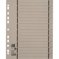 Oxford Trennblatt DIN A4 Manilakarton grau 100 St./Pack.