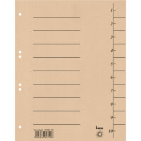 Bene Trennblatt DIN A4 Karton chamois 100 St./Pack.