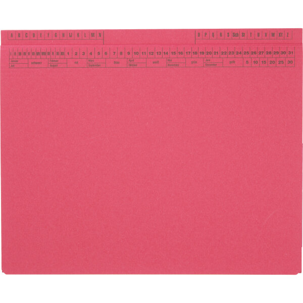 SoldanPlus Hängehefter CLASSIC DIN A4 320g/m² Karton rot