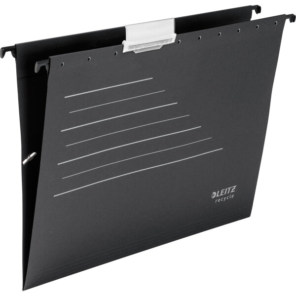 Leitz Hängemappe ALPHA® Recycle DIN A4 275g/m² schwarz