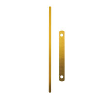 Leitz Aufreihband Metall gold 100 St./Pack.