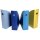 Exacompta Stehsammler BEE BLUE 34,5 x 27,5 x 33 cm (B x H x T) DIN A4+ Werkstoff: Polystyrol light blue, navy blue, saffron, turquoise 4 St./Pack.