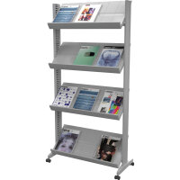 Paperflow Prospektständer Mobil 85,5 x 167,5 x 38,5...