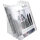 DURABLE Prospekthalter COMBIBOXX SET L 24,2 x 29,1 x 21,7 cm (B x H x T) DIN A4 Polystyrol transparent 3 Fächer