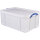 Really Useful Box Aufbewahrungsbox 71 x 31 x 44 cm (B x H x T) DIN A4 64l Polypropylen weiß