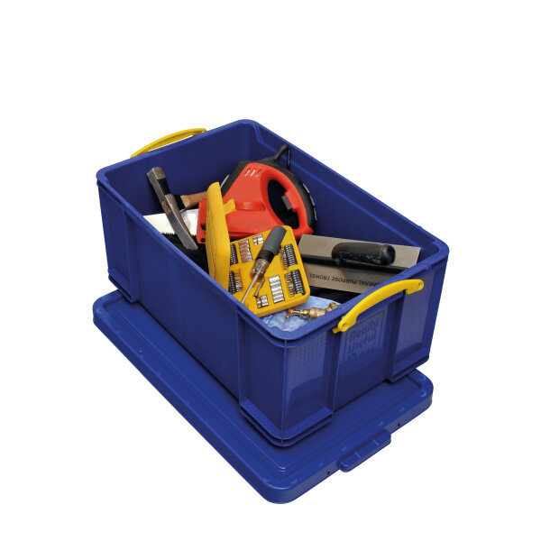 Really Useful Box Aufbewahrungsbox 71 x 31 x 44 cm (B x H x T) DIN A4 64l Polypropylen blau