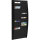 Paperflow Prospekthalter 54,4 x 112 x 12,9 cm (B x H x T) DIN A4 Polystyrol schwarz 50 Fächer