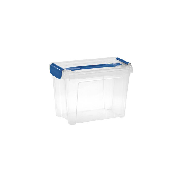 Tontarelli Aufbewahrungsbox Combi Box 27,2 x 19,2 x 17 cm (B x H x T) 4,6l Kunststoff transparent/ozeanblau