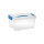 Tontarelli Aufbewahrungsbox Combi Box 38.9 x 19.5 x 27,7 cm (B x H x T) 13l Kunststoff transparent/ozeanblau