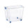 Tontarelli Aufbewahrungsbox Combi Box 59,3 x 47 x 38 cm (B x H x T) 67l Kunststoff transparent/ozeanblau