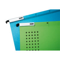 HAN Beschriftungsclip 62 x 14 mm (B x H) Hart-PVC...