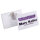 DURABLE Namensschild 75 x 40 mm (B x H) Kombiklemme transparent 50 St./Pack.