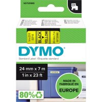 DYMO® Schriftbandkassette 24 mm x 7 m (B x L) gelb...
