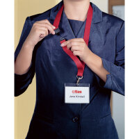 DURABLE Textilband Namensschilder mit Clip-Ausstanzung 2...