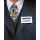 DURABLE Namensschild CLICK FOLD 90 x 54 mm (B x H) Kombiklemme transparent 25 St./Pack.