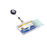 DURABLE Ausweishalter 87 x 54 mm (B x H) Polystyrol...