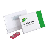DURABLE Namensschild 90 x 54 mm (B x H) Magnet...