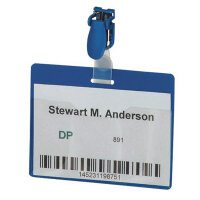 DURABLE Namensschild 90 x 60 mm (B x H) drehbarer Clip...