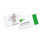 DURABLE Namensschild 75 x 40 mm (B x H) Kombiklemme transparent 25 St./Pack.
