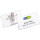 DURABLE Namensschild 75 x 40 mm (B x H) Kombiklemme transparent 25 St./Pack.