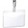 Namensschild 90 x 60 mm (B x H) drehbarer Clip transparent 25 St./Pack.