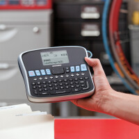 DYMO® Beschriftungsgerät LabelManager™ 360D 2 Display-Zeilen 7 Schriftgrößen 2 Druckzeilen inkl. Akku Li-Ion, Netzteil, D1-Starterkassette