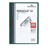 DURABLE Klemmmappe DURACLIP® 30 DIN A4 Hartfolie...