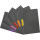 DURABLE Klemmmappe DURASWING® COLOR DIN A4 Polypropylen Farbe der Rückseite: anthrazit Farbe der Klemme: rot 5 St./Pack.