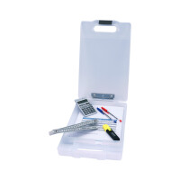 GENIE® Klemmbrett CL 900 25 x 40,8 x 4,6 cm (B x H x T) DIN A4 Kunststoff transparent