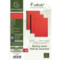 Exacompta Einbanddeckel EVERCOVER DIN A4 270g/m² rot...
