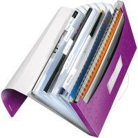 Leitz Fächermappe WOW DIN A4 Polypropylen violett 6...