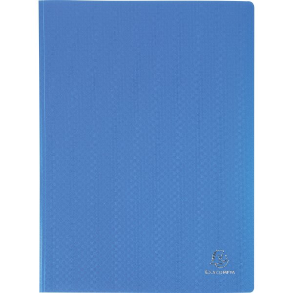 Exacompta Sichtbuch Opak DIN A4 Polypropylen hellblau 20 Hüllen