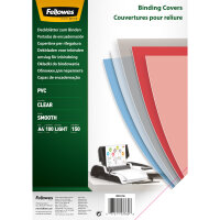 Fellowes® Deckblattfolie DIN A4 150µm PVC, 40 %...