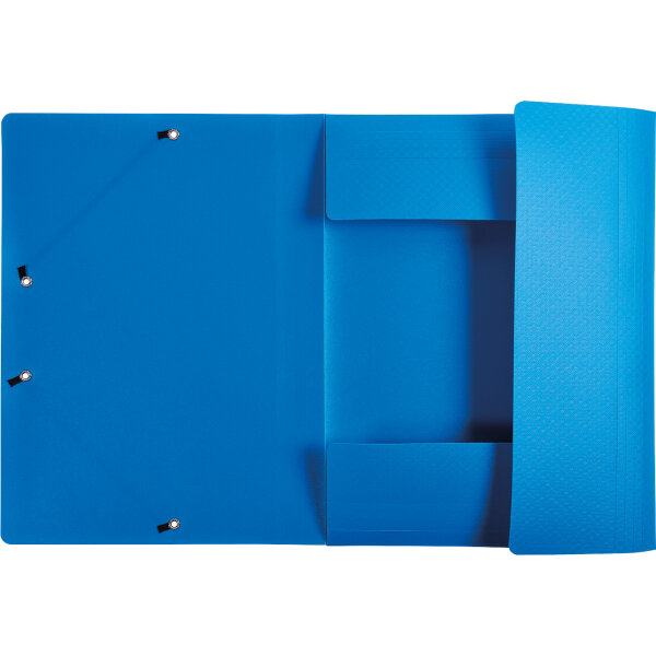 Exacompta Eckspanner Opak DIN A4 Polypropylen blau