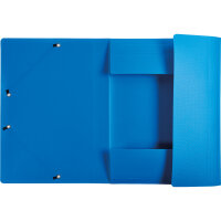 Exacompta Eckspanner Opak DIN A4 Polypropylen blau