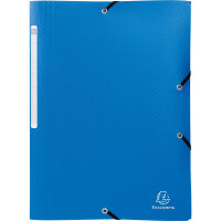 Exacompta Eckspanner Opak DIN A4 Polypropylen blau