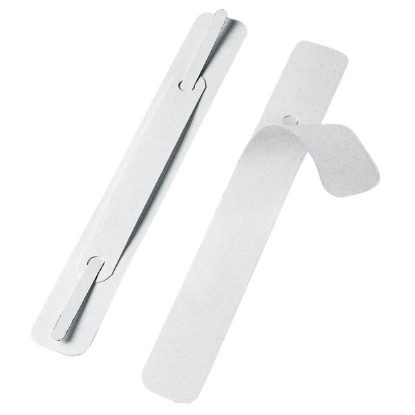 Veloflex Heftstreifen 2 x 15 cm (B x H) Polypropylen weiß 100 St./Pack.
