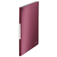 Leitz Sichtbuch Style DIN A4 Polypropylen granat rot 20...