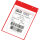 DJOIS Sichttasche Neodym DIN A4 PVC rot 5 St./Pack.