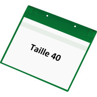 DJOIS Sichttasche Neodym DIN A4 quer PVC grün 5...