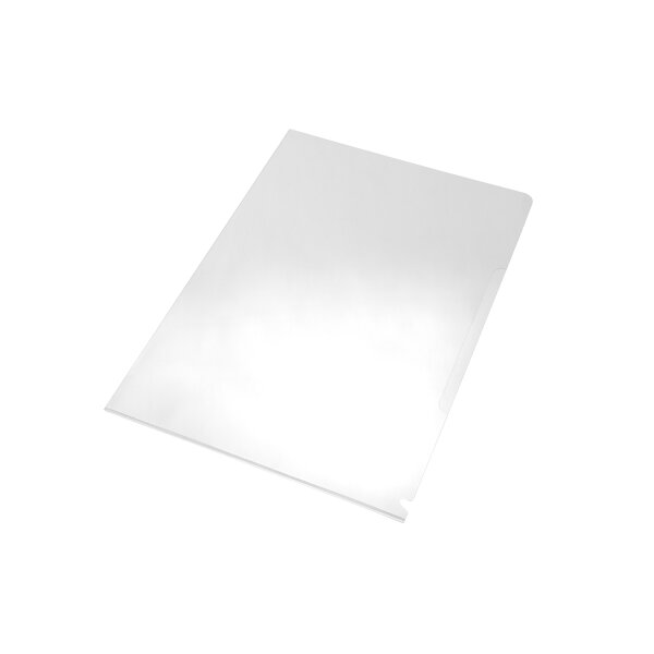 EICHNER Sichthülle DIN A4 120µm oben, rechts offen Polypropylen transparent glatt 100 St./Pack.